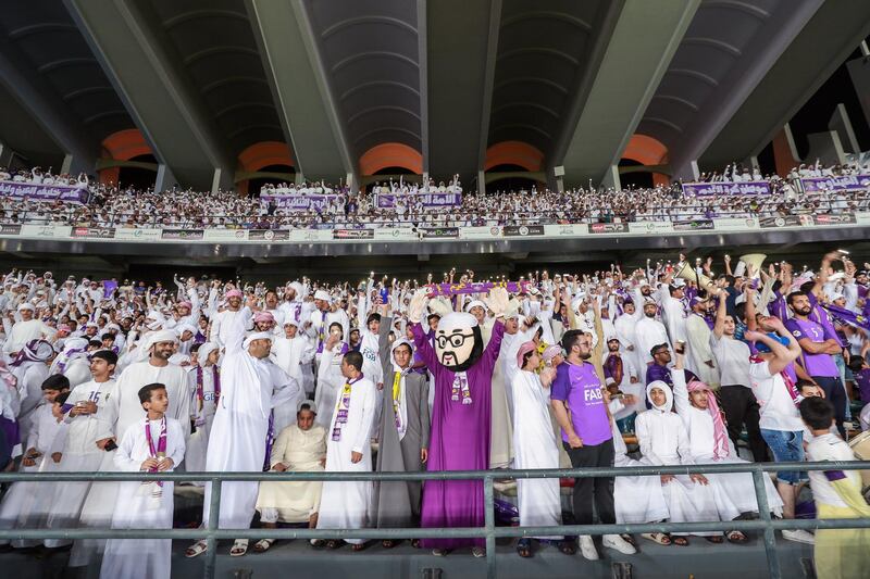 Abu Dhabi, UAE.  May 3, 2018.   President's Cup Final, Al Ain FC VS. Al Wasl.  Victor Besa / The National
Sports
Reporter: John McAuley