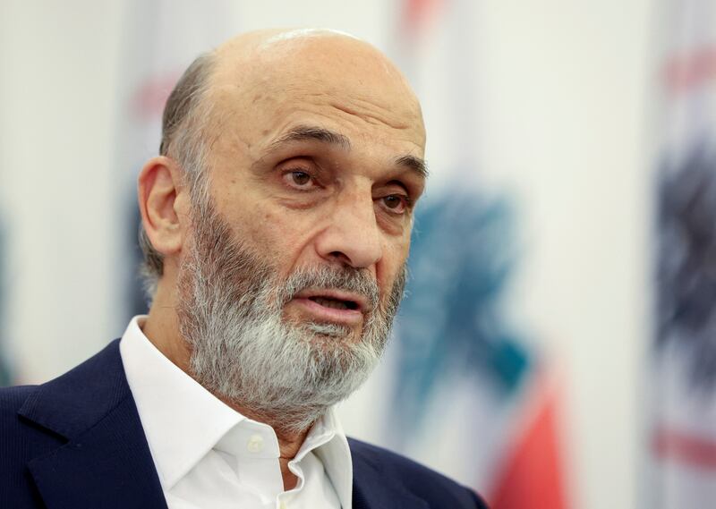 Samir Geagea, leader of the Christian Lebanese Forces party, says newcomer MPs must align with his party. Reuters