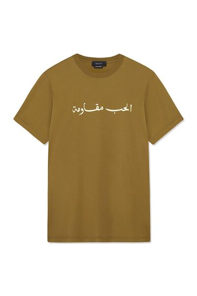 The T-shirts are designed to be oversized. Courtesy Qasimi