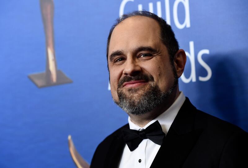 Craig Mazin, a Writers Guild Award nominee for Original Long Form Television for 'Chernobyl' poses at the 2020 Writers Guild Awards at the Beverly Hilton. AP