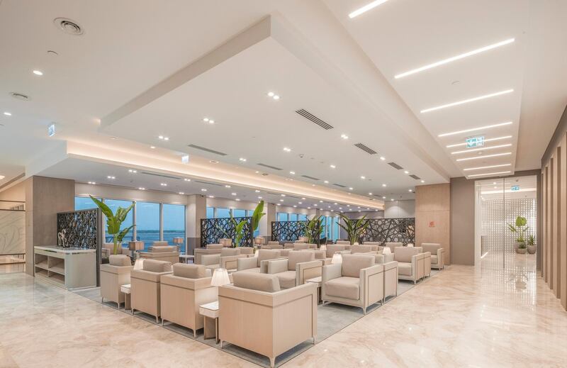 This included a renovation of the business lounges.