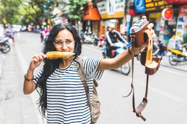Snack on healthy foods every two or three hours when sightseeing. Photo: Getty