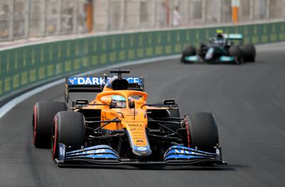McLaren's Daniel Ricciardo during practice. Reuters