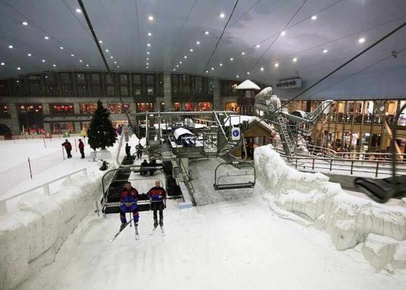 The Mall of the Emirates, home of the Ski Dubai snow hill, is seeking to reduce its energy use by 25 per cent by 2011.
