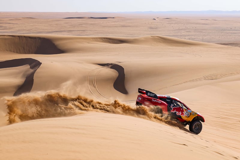 The Prodrive vehicle that took part in the Bahrain Raid Xtreme event is what the production Hunter is based on.