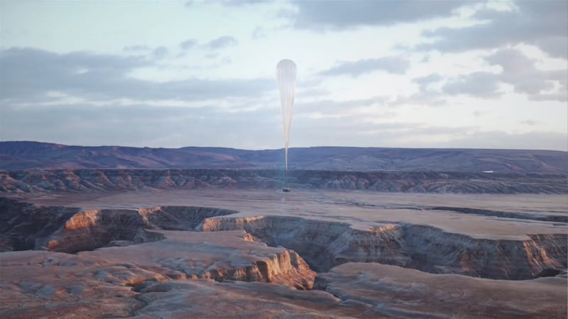 The balloon is not actually going into space, but the technology is still considered a spacecraft by the US Federal Aviation Administration because of the high altitude it reaches.