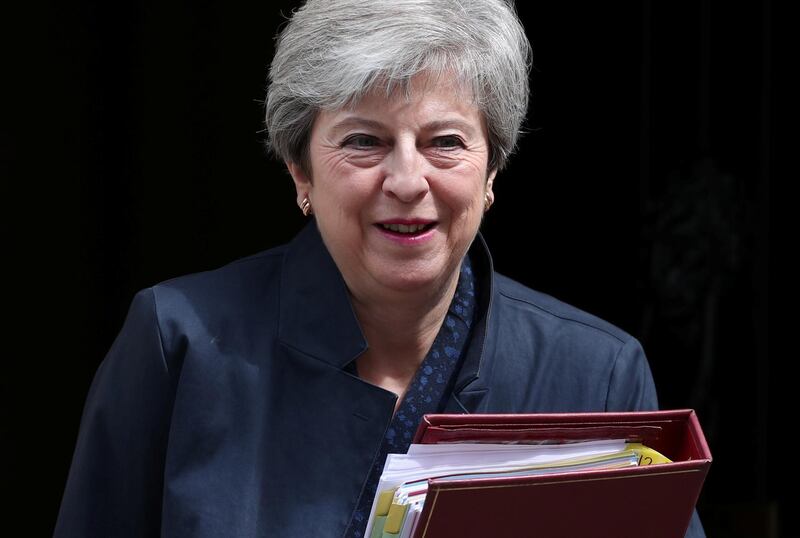 Britain's Prime Minister Theresa May leaves Downing Street, as uncertainty over Brexit continues, in London, Britain June 12, 2019. REUTERS/Hannah Mckay