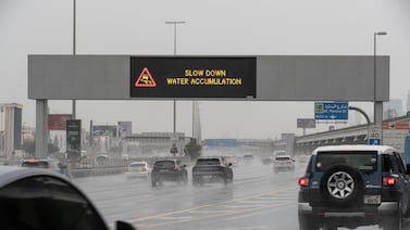 UAE residents have been warned of wet weather for the weekend ahead. Antonie Robertson / The National