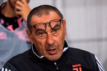 Maurizio Sarri faces Parma in his opening Serie A game at the Juventus helm. AFP