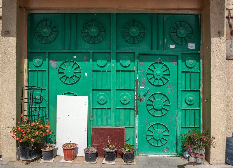This door is on Al Azim Street in Al Muwaiji, Al Ain