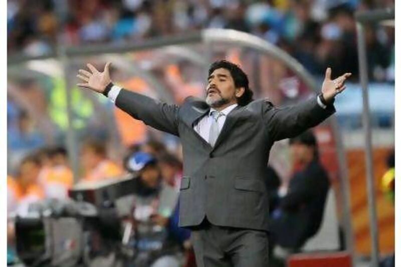 The recently-announced new job for Diego Maradona, this time as an "ambassador for sport", is more evidence of an obsession with foreign celebrities, a reader complains. Chris McGrath / Getty Images