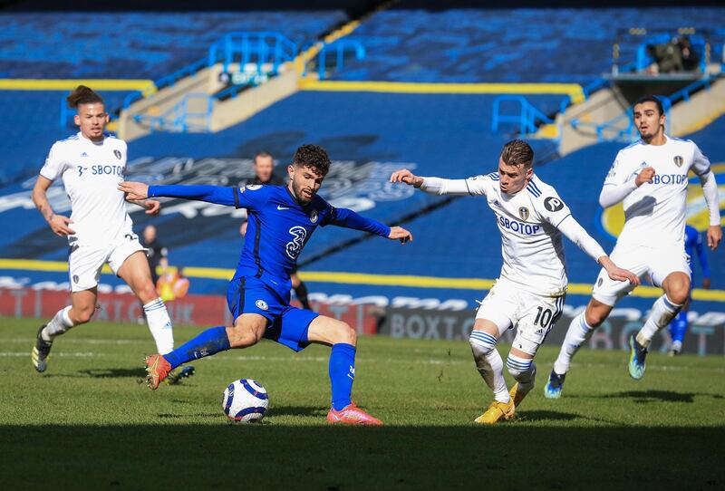 Christian Pulisic – 6. Gave an early hint of his pace as he carved out a chance for Havertz. Appeared set for a fun afternoon at Alioski’s expense at that point, but the fullback marshalled him well. EPA