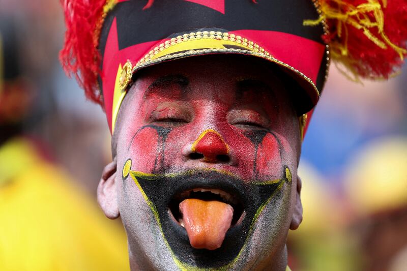 A man during the Cape Town Minstrel Carnival, also known as the 'Tweede Nuwejaar' or Second New Year, in South Africa. Reuters