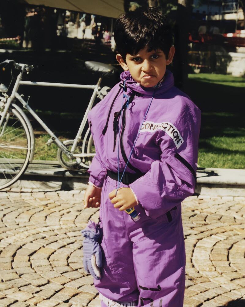 Sheikh Hamdan as a child