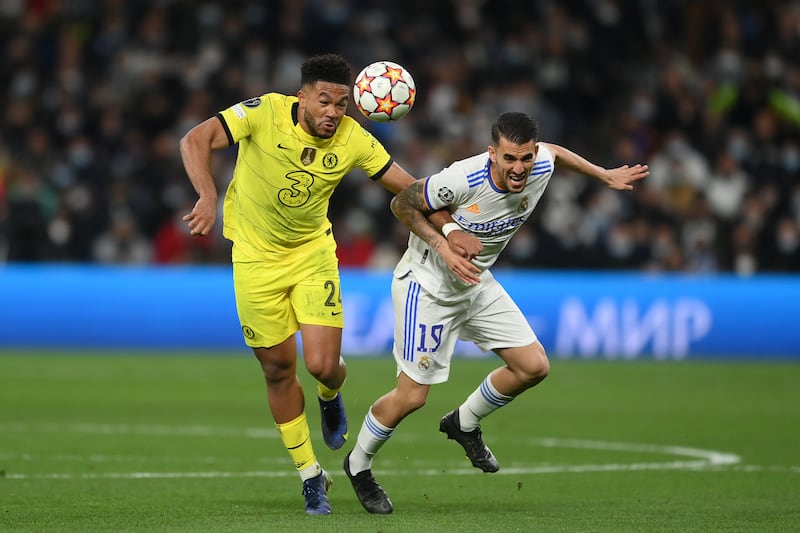 Dani Ceballos NA. on for Vinicius on 115 to try and help see the game out.  Getty Images