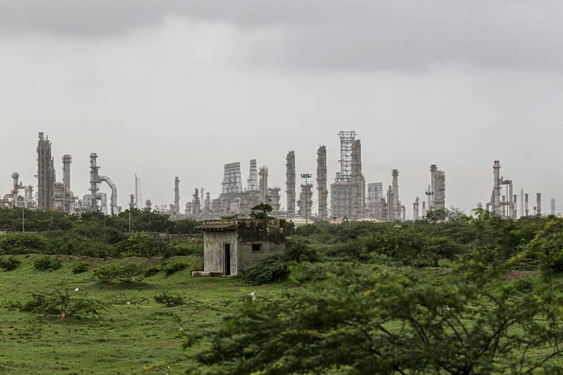 The gasification unit at the 1.2 million barrels-per-day Jamnagar refinery in the western Gujarat state was originally intended to produce syngas or synthetic gas, which is a fuel gas mixture comprising hydrogen, carbon monoxide as well as some carbon dioxide. Bloomberg