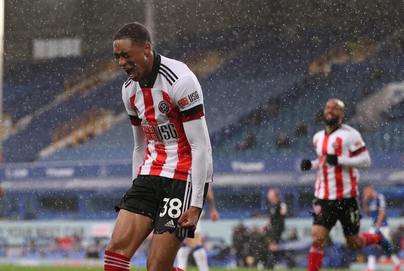 Centre forward: Daniel Jebbison (Sheffield United) – Marked his first Premier League start in style with a winner against Everton at Goodison Park for the relegated Blades. EPA