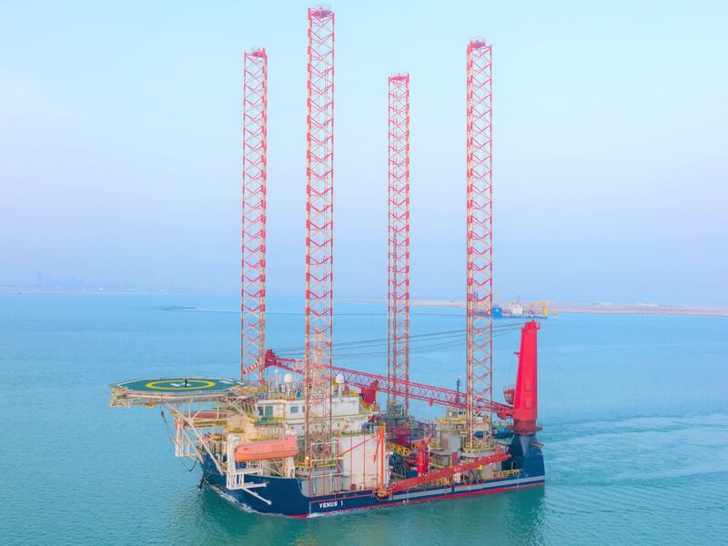An Adnoc L&S barge. The company expects to save more than $100 million each year by reducing technical management and fuel costs. Photo: Adnoc L&S