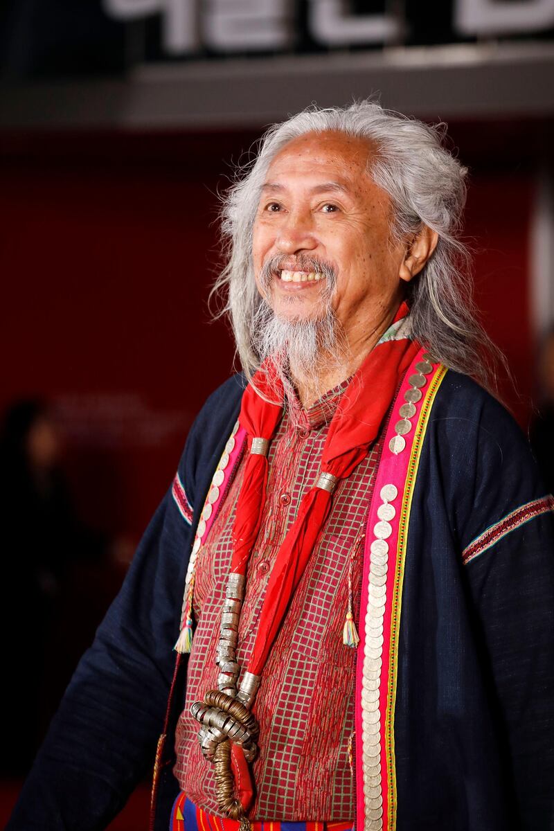 Philippine director Kidlat Tahimik attends Red Carpet during the Opening Ceremony of the 23nd Busan International Film Festival on October 4, 2018 in Busan, South Korea. Getty Images