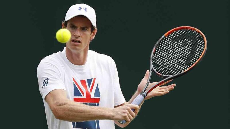 Andy Murray has been targeting a comeback for the grass-court season in June, but his resumption of training will increase the possibility of an earlier return than expected. Adrian Dennis / AFP