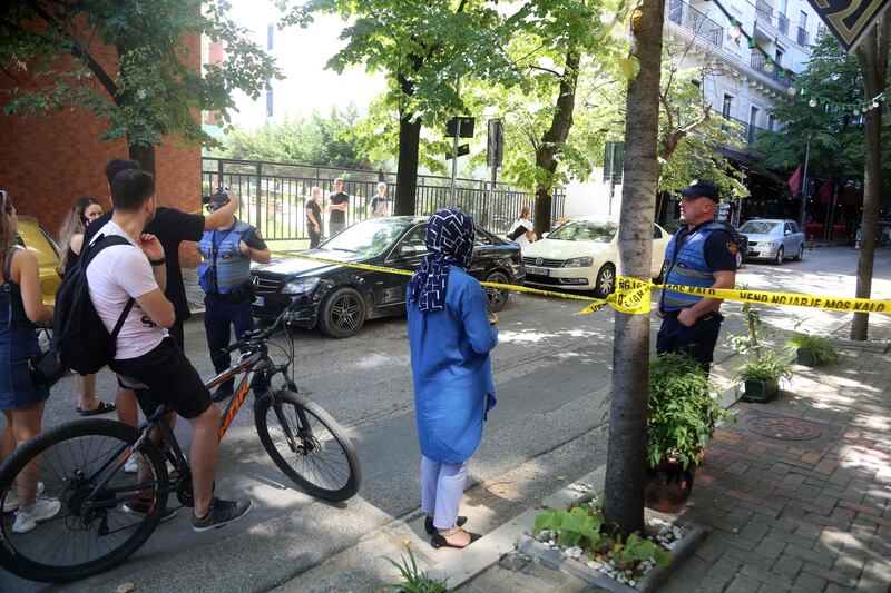 The compound area, located in the city centre, near the main government offices, was cordoned off by police. AFP