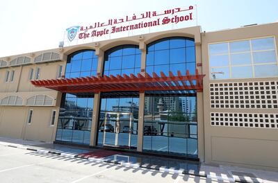 Dubai, United Arab Emirates - September 18, 2019: Tour of Apple International School. Wednesday the 18th of September 2019. Dubai. Chris Whiteoak / The National