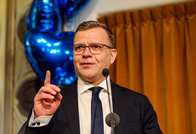 Leader of the National Coalition Party, Petteri Orpo. EPA