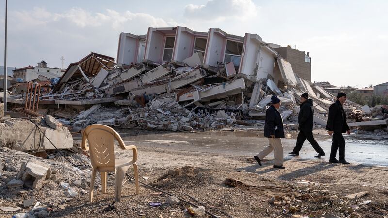 The town of Samandag, in Hatay province, Turkey is largely in ruins after the earthquake on February 6. All photos: Matt Kynaston / The National