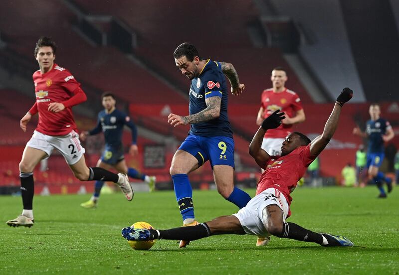 Danny Ings, 5 - Forced to take on more defensive duties following Jankewitz’s red card and the frontman failed to adequately track the run of Wan-Bissaka for the opener.  Replaced by Nathan Redmond for the final 20 minutes. AP