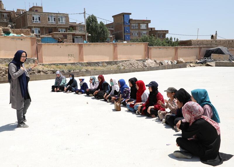 The Sayed Ul-Shuhada High School west of Kabul has remained closed since the May 8 bombings, but a local NGO partnered with the government to offer the girls psychotherapy classes. Reuters