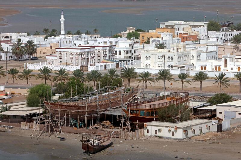 The Al-Araimi boatyard in the Omani port city of Sur, south of the capital, Muscat. All photos by AFP