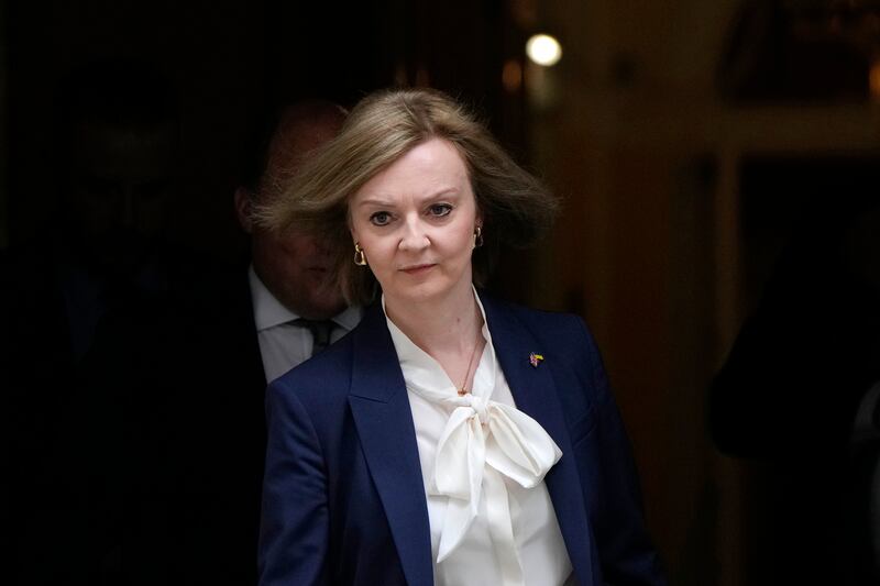 Liz Truss, Britain's Foreign Secretary and Conservative Party leadership candidate. AP