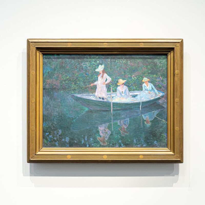 'In the Norwegian' by Claude Monet, painted around 1887. Courtesy DCT Abu Dhabi