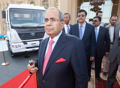 UAE - Ras Al Khaimah - Dec 16 - 2010: Gopichand P. Hinduja , Co-Chairman Hinduja Group, at Al Hamra Hotel after a ceremony to launch Ashok Leyland manufacturing company. ( Jaime Puebla - The National Newspaper )