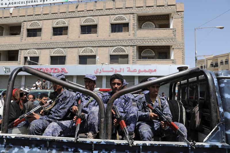 Police patrol Tahrir Square where the executions took place.  Reuters