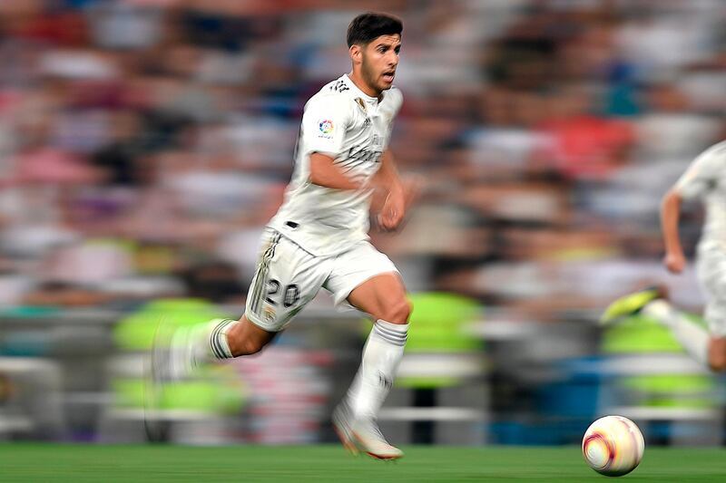 Marco Asensio in action for Real Madrid against Leganes. AFP