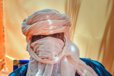Boubacar Moussa, a former member of ISIS, poses for a photograph in Niamey, Niger. AP