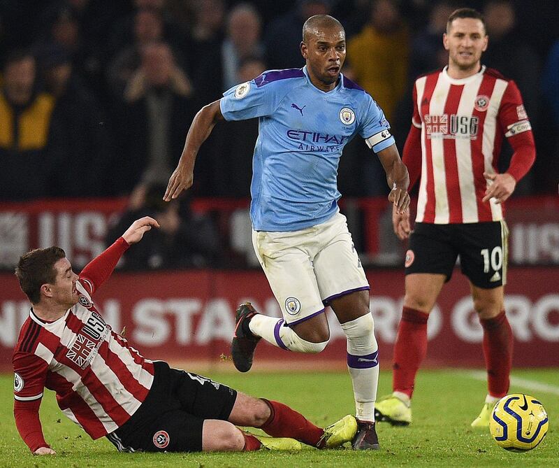 Manchester City midfielder Fernandinho has enjoyed tremendous success at the club. AFP