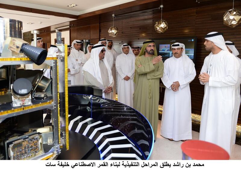 The newly named Khalifa-Sat will be manufactured at the Emirates Institution for Advanced Science and Technology in Dubai and is expected to be launched in 2017.