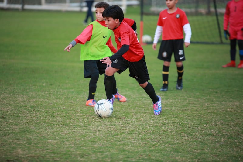 The first round of try-outs eventually resulted in 28 boys, born between 2008 and 2012, selected to join Right to Dream Egypt. Photo: Right To Dream