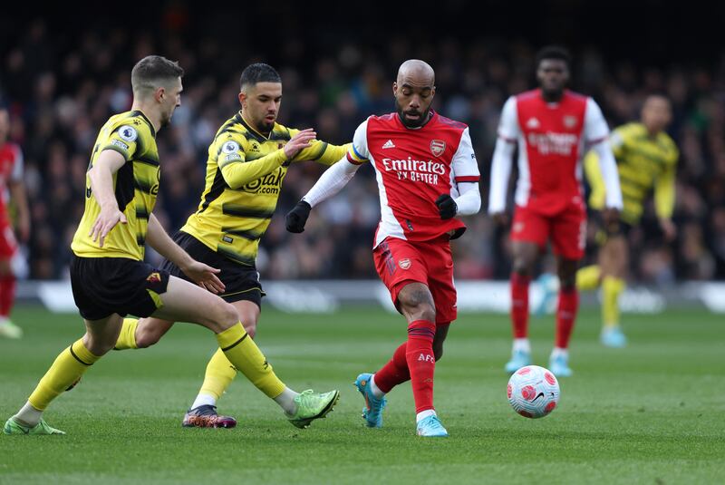 Alexandre Lacazette - 7: Clever back-heel from French attacker set up Saka’s first-half goal and another nice touch to supply Martinelli for third. Fluffed chance to make it 4-1 but captain played important role in win. Reuters