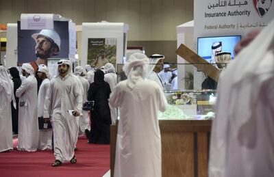 Abu Dhabi, United Arab Emirates - Abu Dhabi Career Fair takes place at the Abu Dhabi National Exhibition Centre on January 29, 2018. (Khushnum Bhandari/ The National)