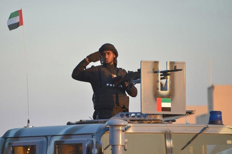 The UAE Armed Forces take part in a joint GCC security exercise. Wam