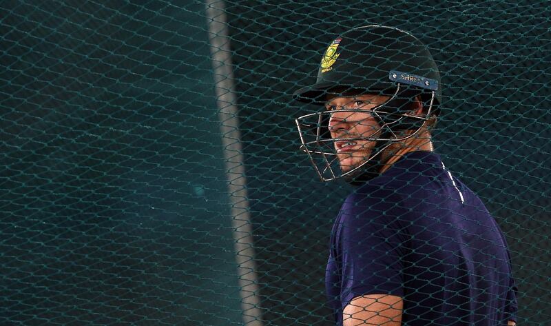 South Africa's David Miller looks on during training session at the Rangiri Dambulla International Cricket Stadium in Dambulla on July 31, 2018. - South Africa's cricket team will play five 50-over One-Day Internationals (ODI) and one T20 match during their tour of Sri Lanka, after completing two Test matches. (Photo by ISHARA S. KODIKARA / AFP)