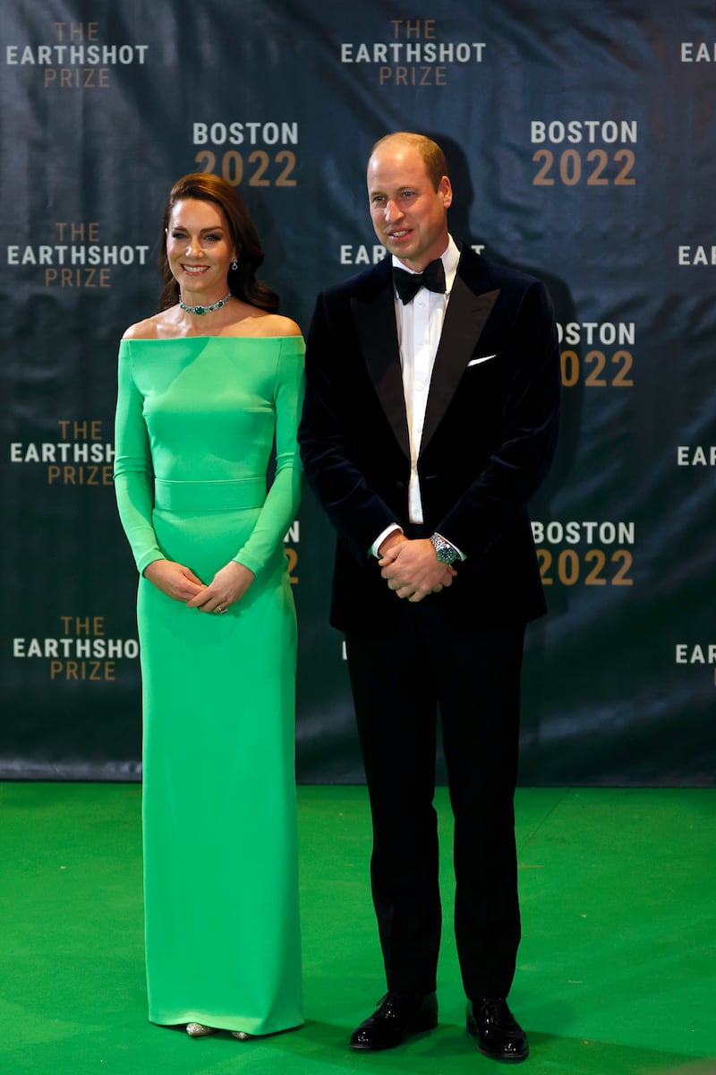 Britain's Prince William and his wife Kate arrive for the second annual The Earthshot Prize Awards Ceremony at MGM Music Hall on December 2, 2022, in Boston, US. All photos: AP