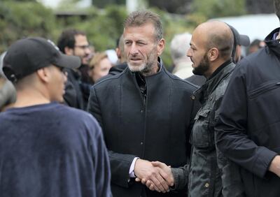 BERLIN, GERMANY - SEPTEMBER 13:  Issa Remmo, head of the Lebanese Arab Remmo family that was investigated by police for money laundering, departs after attending the funeral of Nidal R. at the New 12 Apostles cemetery on September 13, 2018 in Berlin, Germany. Nidal R., 36, a multiple felon, was gunned down by assailants who managed to flee the scene at a public park last Sunday. Berlin has a number of Arab, Kurdish and Turkish clans deeply organized in organized crime.  (Photo by Sean Gallup/Getty Images)