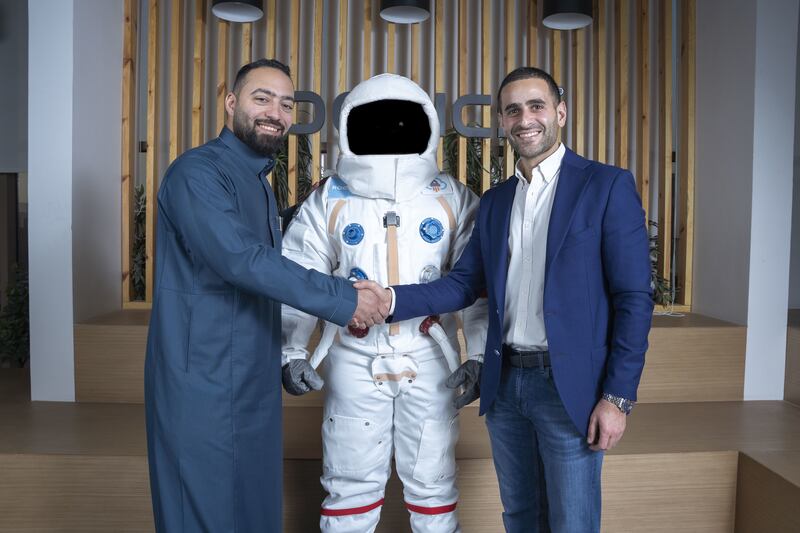 Ahmad Al Zaini, left, chief executive and co-founder of Foodics, and Zeid Husban, chief executive and founder of POSRocket. PA