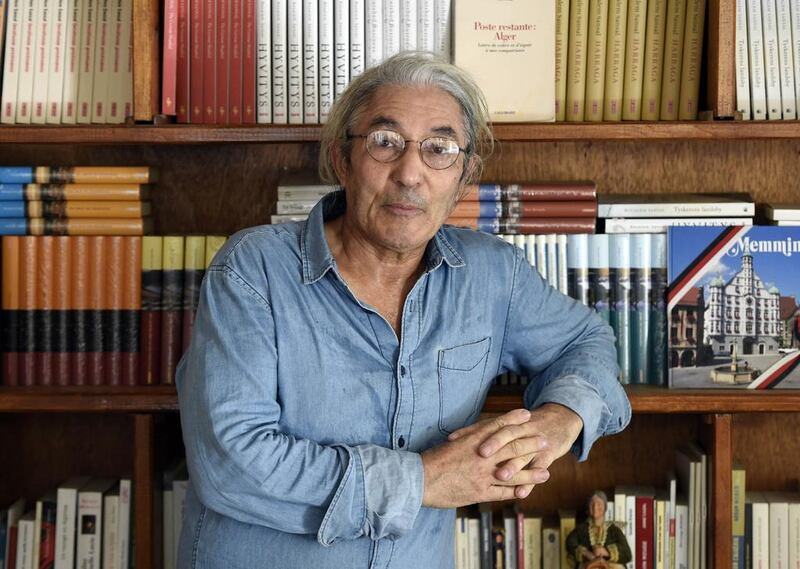 Algerian writer Boualem Sansal’s science fiction novel 2084 was inspired by Georges Orwell’s 1984 but is set in a theocracy in the aftermath of a nuclear holocaust. Farouk Batiche / AFP.