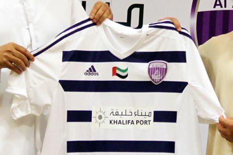 Khalifa Port will be the official sponsor of Al Ain Football Club in the Asian club competition, the AFC Champions League. Photo Courtesy ADPC