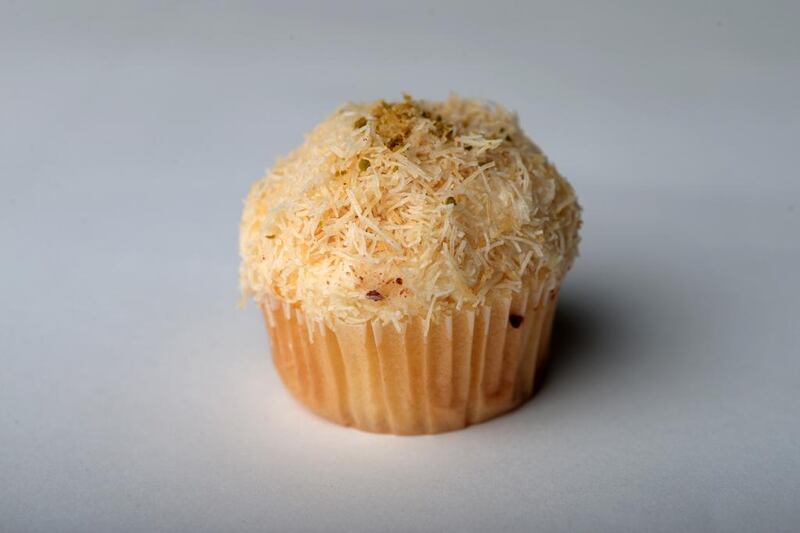 Kunafa Cupcake from Blossom Sweets. Christopher Pike / The National